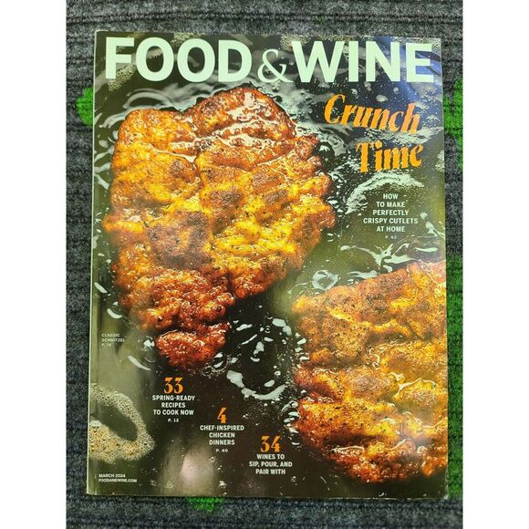 Food & Wine Magazine 22'23'24' Cooking Recipe Taste Travel Dining Dinner Food - Picture 4 of 4